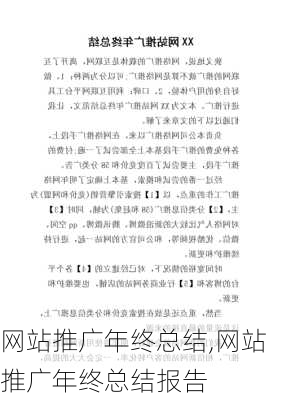 网站推广年终总结,网站推广年终总结报告-第2张图片-安安范文网