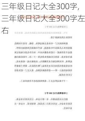 三年级日记大全300字,三年级日记大全300字左右-第3张图片-安安范文网