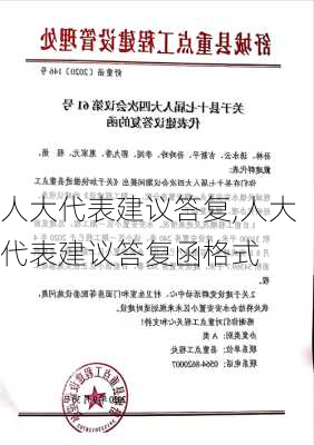 人大代表建议答复,人大代表建议答复函格式-第2张图片-安安范文网