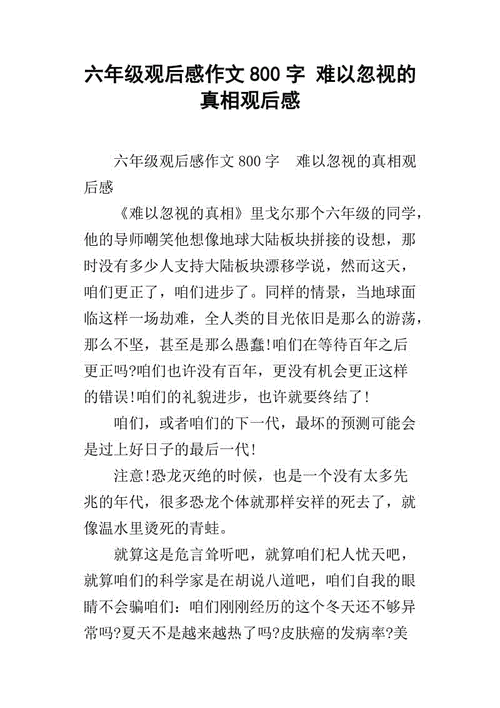 难以忽视的真相观后感,难以忽视的真相观后感500字-第2张图片-安安范文网