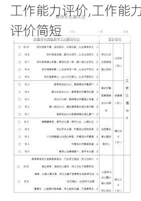 工作能力评价,工作能力评价简短-第3张图片-安安范文网