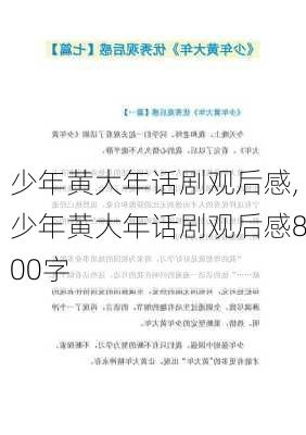 少年黄大年话剧观后感,少年黄大年话剧观后感800字-第2张图片-安安范文网