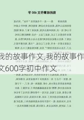 我的故事作文,我的故事作文600字初中作文-第3张图片-安安范文网