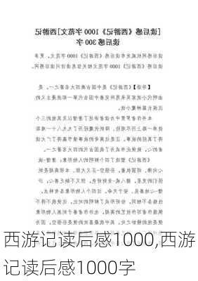 西游记读后感1000,西游记读后感1000字-第2张图片-安安范文网