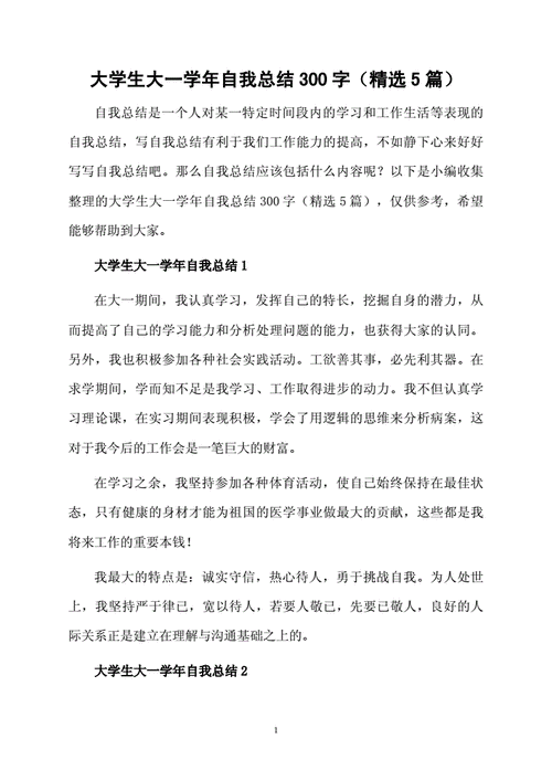 大学个人总结,大学个人总结300字左右-第3张图片-安安范文网