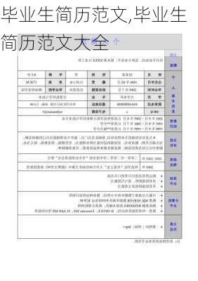 毕业生简历范文,毕业生简历范文大全-第3张图片-安安范文网