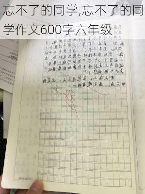 忘不了的同学,忘不了的同学作文600字六年级-第2张图片-安安范文网