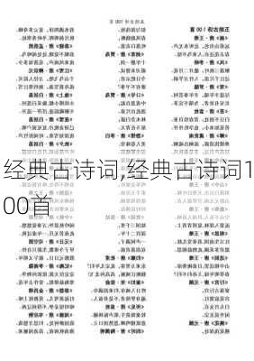 经典古诗词,经典古诗词100首-第1张图片-安安范文网