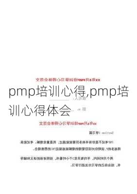 pmp培训心得,pmp培训心得体会-第3张图片-安安范文网