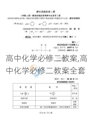 高中化学必修二教案,高中化学必修二教案全套-第3张图片-安安范文网