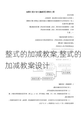 整式的加减教案,整式的加减教案设计-第3张图片-安安范文网