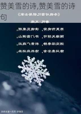 赞美雪的诗,赞美雪的诗句-第1张图片-安安范文网