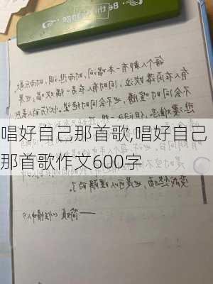 唱好自己那首歌,唱好自己那首歌作文600字-第2张图片-安安范文网