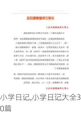 小学日记,小学日记大全30篇-第3张图片-安安范文网