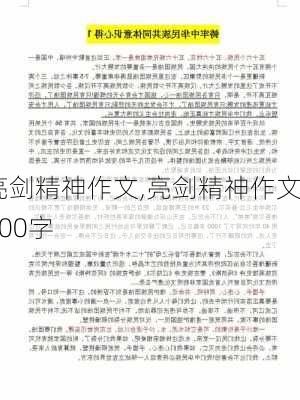 亮剑精神作文,亮剑精神作文800字-第1张图片-安安范文网