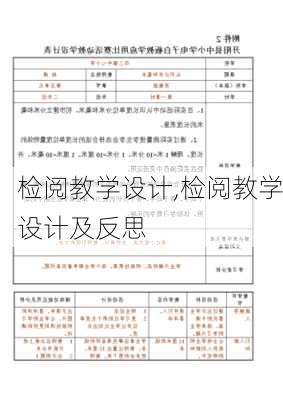 检阅教学设计,检阅教学设计及反思-第1张图片-安安范文网