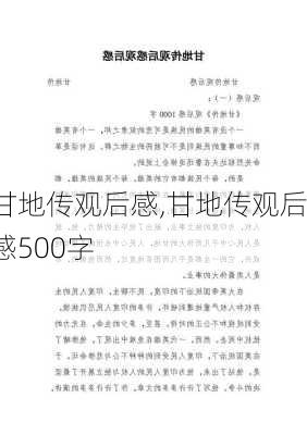 甘地传观后感,甘地传观后感500字-第1张图片-安安范文网