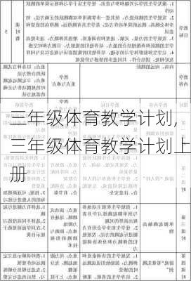 三年级体育教学计划,三年级体育教学计划上册-第1张图片-安安范文网