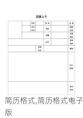 简历格式,简历格式电子版-第1张图片-安安范文网