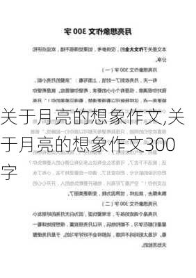 关于月亮的想象作文,关于月亮的想象作文300字-第2张图片-安安范文网