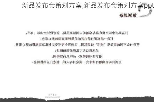 新品发布会策划方案,新品发布会策划方案ppt-第3张图片-安安范文网