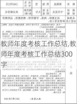 教师年度考核工作总结,教师年度考核工作总结300字-第3张图片-安安范文网