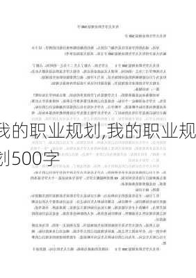 我的职业规划,我的职业规划500字-第2张图片-安安范文网