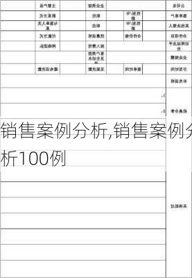 销售案例分析,销售案例分析100例-第2张图片-安安范文网