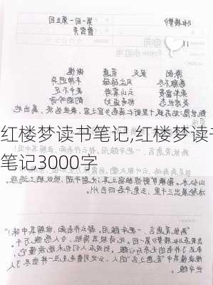 红楼梦读书笔记,红楼梦读书笔记3000字