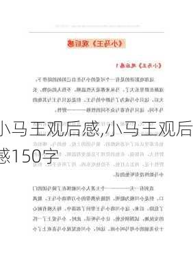 小马王观后感,小马王观后感150字-第1张图片-安安范文网