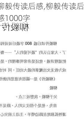 柳毅传读后感,柳毅传读后感1000字-第2张图片-安安范文网