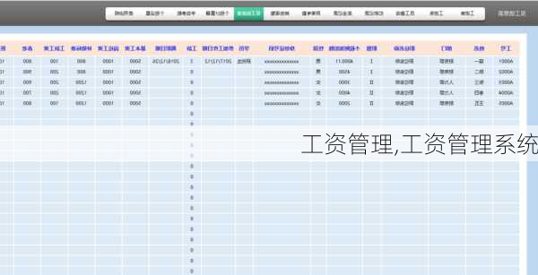 工资管理,工资管理系统-第2张图片-安安范文网