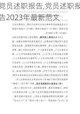 党员述职报告,党员述职报告2023年最新范文-第2张图片-安安范文网