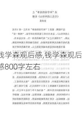 钱学森观后感,钱学森观后感800字左右-第2张图片-安安范文网