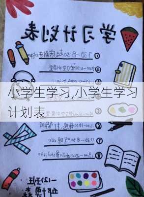 小学生学习,小学生学习计划表-第2张图片-安安范文网