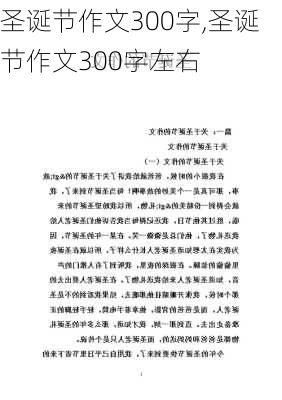 圣诞节作文300字,圣诞节作文300字左右-第1张图片-安安范文网