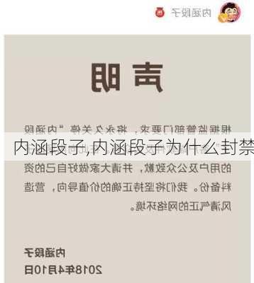 内涵段子,内涵段子为什么封禁-第1张图片-安安范文网