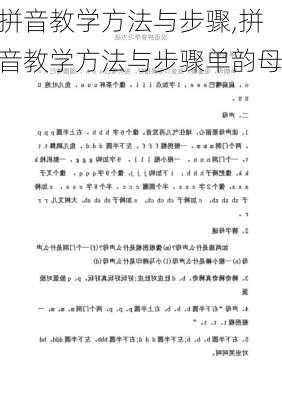 拼音教学方法与步骤,拼音教学方法与步骤单韵母-第3张图片-安安范文网