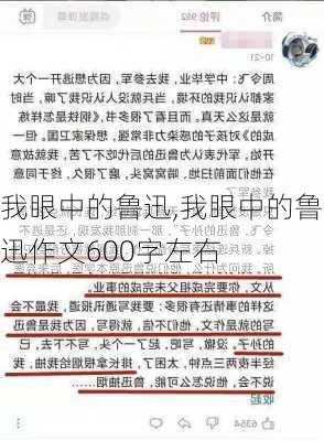 我眼中的鲁迅,我眼中的鲁迅作文600字左右-第1张图片-安安范文网