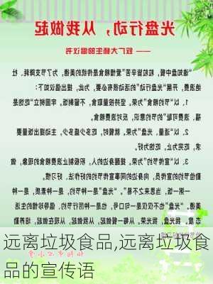 远离垃圾食品,远离垃圾食品的宣传语-第3张图片-安安范文网