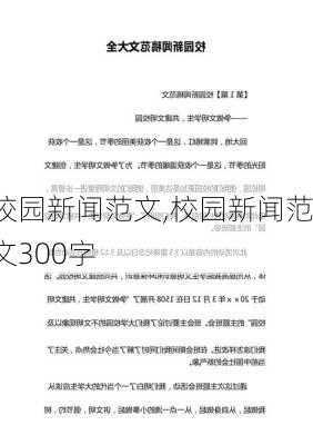 校园新闻范文,校园新闻范文300字-第2张图片-安安范文网