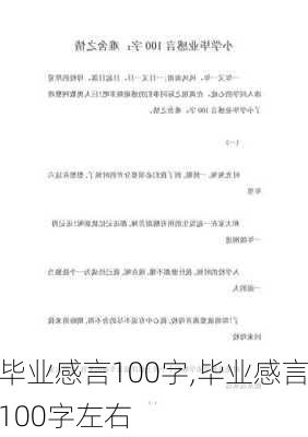 毕业感言100字,毕业感言100字左右-第2张图片-安安范文网