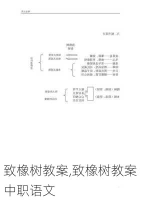 致橡树教案,致橡树教案中职语文-第3张图片-安安范文网