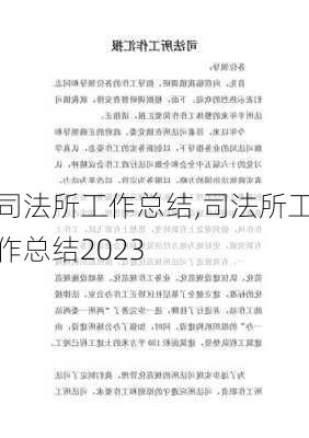 司法所工作总结,司法所工作总结2023-第2张图片-安安范文网