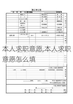 本人求职意愿,本人求职意愿怎么填-第1张图片-安安范文网