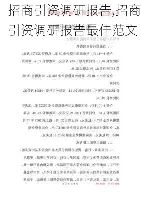 招商引资调研报告,招商引资调研报告最佳范文-第1张图片-安安范文网