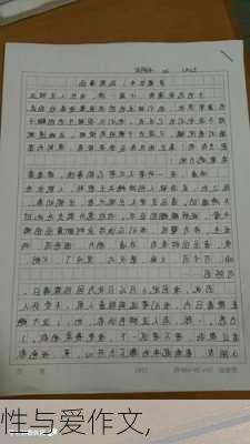 性与爱作文,