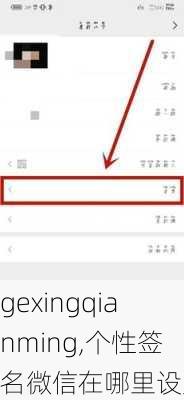 gexingqianming,个性签名微信在哪里设置-第2张图片-安安范文网