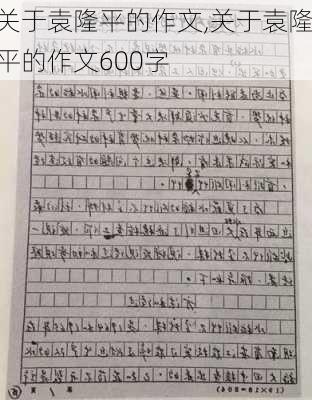 关于袁隆平的作文,关于袁隆平的作文600字-第3张图片-安安范文网