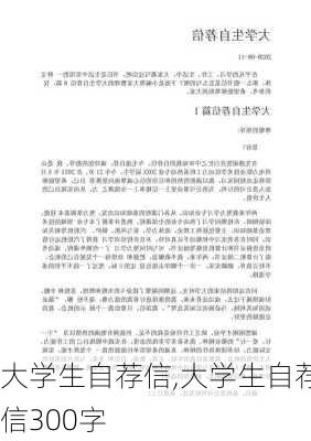 大学生自荐信,大学生自荐信300字-第2张图片-安安范文网